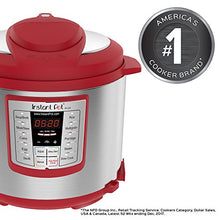 Load image into Gallery viewer, Instant Pot Lux 6-in-1 Electric Pressure Cooker, Slow Cooker, Rice Cooker, Steamer, Saute, and Warmer|6 Quart|Red|12 One-Touch Programs