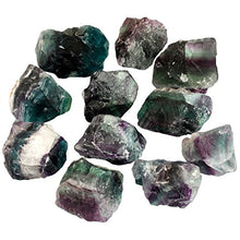 Load image into Gallery viewer, Rockcloud 2-3" Natural Raw Flourite Mineral Healing Crystal Irregular Home Decoration Gemstone Specimen Medium