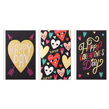 Load image into Gallery viewer, Hallmark Kids Mini Valentines Day Cards Assortment, 12 Cards with Envelopes (Gold Foil Happy Hearts)