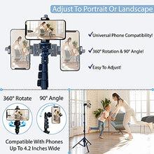 Load image into Gallery viewer, Fugetek 51" Professional Selfie Stick & Tripod, Phone Holder, Removable Bluetooth Remote, Portable All in One, Heavy Duty Aluminum, Compatible with iPhone & Android Devices, Non Skid Feet, Black