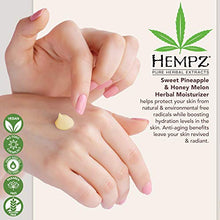 Load image into Gallery viewer, Hempz Original, Sweet Pineapple & Honey Melon, and Triple Moisture Travel Size Moisturizers, Pure, Natural & Herbal Hemp Seed Lotion for Dryness, 2.25oz, 3-Pack Bundle