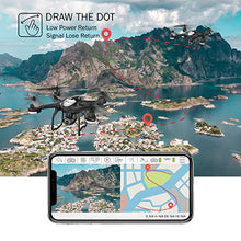 Load image into Gallery viewer, GPS FPV RC Drone with Camera Live Video and GPS Return Home Quadcopter with Adjustable Wide-Angle 720P HD WiFi Camera- Follow Me, Altitude Hold, Intelligent Battery Long Control Range by Super Joy