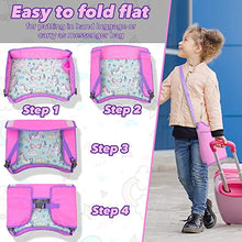 Load image into Gallery viewer, CarSeat Tray -Toddler Travel Tray- Keep Kids Occupied & Entertain for Hours, Road Trips Essential For Kids, Sturdiest & Most Comfortable Travel Tray for Car Seat (Pink)