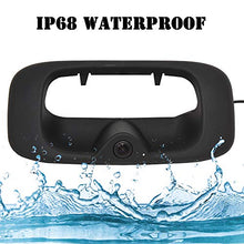 Load image into Gallery viewer, RED WOLF Tailgate Handle Backup Camera Replacement for Chevy Silverado/GMC Sierra 1999-2006, 1500 2500 3500HD Pickups Rear View Reverse Backup Night Vision Camera Waterproof Quality