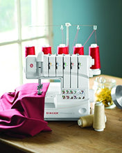 Load image into Gallery viewer, SINGER | Professional 14T968DC Serger Overlock with 2-3-4-5 Stitch Capability, 1300 Stitches per minute, & Self Adjusting - Sewing Made Easy,White
