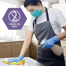 Load image into Gallery viewer, Med PRIDE NitriPride Nitrile-Vinyl Blend Exam Gloves, Large 100 - Powder Free, Latex Free & Rubber Free - Single Use Non-Sterile Protective Gloves for Medical Use, Cooking, Cleaning & More