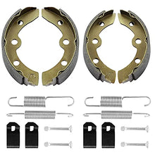 Load image into Gallery viewer, LEAPGOMAX Club Car Brake Shoes and Spring Kit for DS G&E 1995-up (Automatic Adjust)& Precedent 1018232-01 Golf Cart Replacement Brake Shoe Pads (2 Short & 2 Long)
