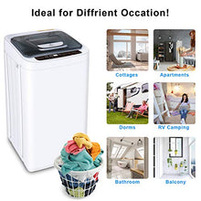 Load image into Gallery viewer, MOOSOO Full-Automatic Washing Machine 0.84 cu.ft/6.6 lbs Portable Compact 2 in 1 Laundry Washer with Drain Pump,8 Programs 3 Water Level,24h Smart Delay Washing with LED Display