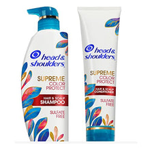 Load image into Gallery viewer, Head & Shoulders Dandruff Shampoo and Conditioner, Supreme Color Protect with Argan Oil and Manuka Honey, 11.8 Oz, 9.4 Oz