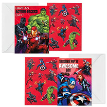 Load image into Gallery viewer, Hallmark Kids Avengers Valentines Day Cards and Stickers Assortment (24 Cards with Envelopes)