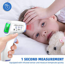 Load image into Gallery viewer, Thermometer for Adults, No Touch Forehead Infrared Medical Thermometers for Fever, Digital Baby Thermometer with Instant Readings and Used for Kids, Indoor, Outdoor Use