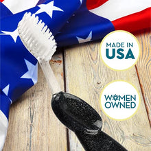 Load image into Gallery viewer, RADIUS Big Brush BPA Free & ADA Accepted Toothbrush Designed to Improve Gum Health & Reduce Gum Issues - Right Hand - Midnight Sky/ Marble/ Soda Pop Eco Grind - Pack of 3