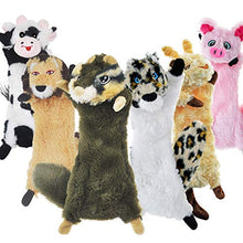Load image into Gallery viewer, Dog Squeaky Toys No Stuffing, 6 Pack Dog Toys Crinkle Dog Toys for Small Dogs Durable Dog Chew Toys Plush Cute Animals Natural Puppy Toys for Teething Pet Toys Squeak