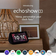 Load image into Gallery viewer, Certified Refurbished Echo Show 5 (1st Gen, 2019 release) – Compact smart display with Alexa - Charcoal