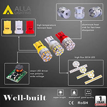 Load image into Gallery viewer, Combo T10 168 194 LED Bulbs Red + Yellow + White Interior Map, Dome, Trunk, Marker Lights, License Plate Lights 2825 W5W 194NA 175 161