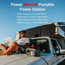 Load image into Gallery viewer, ROCKPALS SP003 100W Foldable Solar Panel for Jackery Explorer/Flashfish/BALDR/Goal Zero/Anker Portable Power Station Generator and USB Devices, Portable Solar Panel Charger with 3 USB Ports