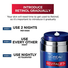 Load image into Gallery viewer, L'Oreal Paris Revitalift Pressed Night Cream with Retinol, Niacinamide, Visibly Reduce Wrinkles, Hydrate for Face, Under Eye, Neck, Chest, Dermatologist tested + Hyaluronic Acid Serum Sample