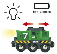 Load image into Gallery viewer, BRIO World 33214 - Freight Battery Engine - 1 Piece Wooden Toy Train Set for Kids Age 3 and Up
