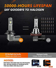 Load image into Gallery viewer, SEALIGHT 9005 LED Bulb 20000 Lumens, 600% Brightness, 6500K Cool White 9005/HB3 LED Bulbs, Plug-and-Play Replacement Bulbs, IP68, Pack of 2