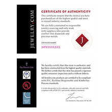 Load image into Gallery viewer, 1/10 ct Diamond Curved Heart Pendant Necklace in 10K White Gold