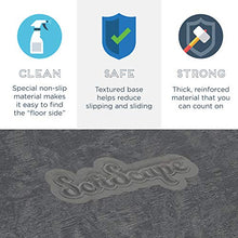 Load image into Gallery viewer, FDP SoftScape Ultra-Soft Daycare Baby and Infant Contoured Changing Pad, Non-Slip Bottom, Built-in Handle Easy to Transport Travel - Gray TopLight Gray