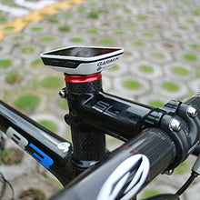 Load image into Gallery viewer, BSSOK Bike Computer Stem Top Cap Mount for Garmin Edge 1000,820,810,800,520,510,500,200 GPS Bike Computers(Red-Black)