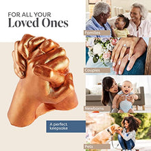 Load image into Gallery viewer, Discovering DIY Hand Casting Kit - Couples Gifts, Valentine's Day Gifts for Her or Him & DIY Craft Kits for Adults - Plaster Hand Mold Kit w/Gloves, Paints & Tools