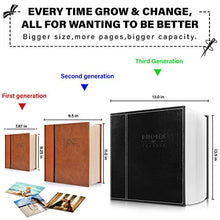 Load image into Gallery viewer, Safedealshop Magnetic Self-Stick Page Photo Album,Leather Cover,Holds 4X6,5X7,6X8,8X10,10X12 of Photos,Suitable for Anniversary Albums,Wedding Photo Album,Baby Growth,Family Album.