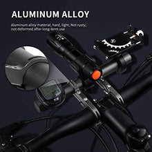 Load image into Gallery viewer, KANGBUKE Bike Handlebar Extender,Bicycle Handlebar Extension Aluminum Alloy Mount Holder Double Clamp Bike Bracket Bicycle Accessories for Flashlight Speedometer (Black)