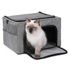 Load image into Gallery viewer, BEELIKE Portable Pet Crate Pet Cage Great Dog Kennel Cat Play Cube for Home Indoor & Nice Dog Crate Cat Cage for Travel Outdoor – for Dogs Cats and Puppies