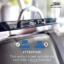 Load image into Gallery viewer, Shatterproof Baby Backseat Mirror for Car - View Infant in Rear Facing Car Seat - Newborn Safety With Secure Crash Tested Headrest Double-Strap - Essential Car Seat Accessories