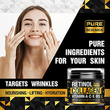 Load image into Gallery viewer, Collagen & Retinol Cream - Anti Aging Cream Face Moisturizer w/ Hyaluronic Acid - Anti Wrinkle Day & Night Retinol Face Cream - 1.7 oz
