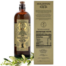 Load image into Gallery viewer, HOLISTON Limited Edition Ultra-Premium Polyphenol Rich Olive Oil Extra Virgin - Unfiltered, Antioxidant, Award Winner, Cold-Pressed, Early Harvest, Hand Picked, From Rhodes Island (500 ml, 16.9 fl oz)