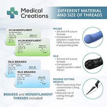 Load image into Gallery viewer, Suture Practice Kit by Medical Creations - with Suturing Video Series by Board-Certified Surgeon and Ebook Training Guide - Silicone Suturing Pad with Tool Kit - for any Student in the Medical Field