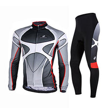 Load image into Gallery viewer, ZEROBIKE Men's Soft Long Sleeve Breathable Bicycle Cycling Jersey Polyester Clothing Outdoor Sports Fall Autumn