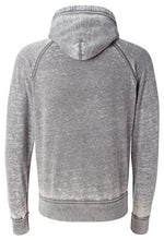 Load image into Gallery viewer, Vintage Distressed Pullover Hooded Sweatshirt- Dark Smoke Gray