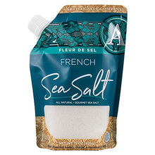Load image into Gallery viewer, SaltWorks Fleur de Sel French Flower of Salt, Artisan Pour Spout Pouch, 15 Ounce