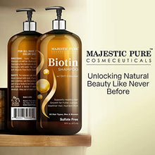 Load image into Gallery viewer, Majestic Pure Biotin Shampoo for Hair Growth - Volumizing Shampoo for Hair Loss - with DHT-3 Blocker - Hydrating & Nourishing - Sulfate Free, for Men & Women - Thin Hair Shampoo - 16 fl oz