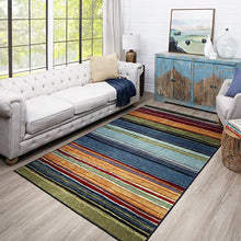 Load image into Gallery viewer, Mohawk Home Rainbow Multicolor New Wave Area Rug (2' x 5')