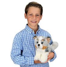 Load image into Gallery viewer, Bearington Hogan Plush Australian Shepherd Stuffed Animal Puppy Dog, 13 Inch