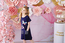 Load image into Gallery viewer, DXTON Toddler Little Girl Summer Short Sleeve Cotton Dresses Outfits SH7667 6T