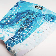 Load image into Gallery viewer, AQUBONA 3 Piece Stomp Pad Surfboard Eva Traction Pad with 3M Adhesive Professional Tail Pad/Applies All Boards - Surfboards, Shortboards, Longboards, Skimboards (sea Turtle)