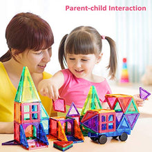 Load image into Gallery viewer, Magnetic Tiles for Kids 3D Magnet Building Tiles Set STEM Learning Toys Magnetic Toys Gift for 3+ Year Old Boys and Girls