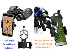 Load image into Gallery viewer, MaxUSee Travel Scope with Backpack - 70mm Refractor Telescope & 10X50 HD Binoculars Bak4 Prism FMC Lens for Moon Viewing Bird Watching Sightseeing