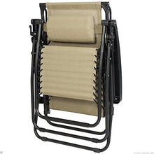 Load image into Gallery viewer, 2 PCS Zero Gravity Chair Lounge Patio Chairs with Canopy Cup Holder