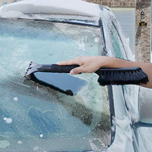 Load image into Gallery viewer, OxGord 2-in-1 Ice Scraper & Snow Brush - No Scratch w/Soft Bristle Best for Frost Remover & Broom Removal Tool - Auto Windshield Window Cleaning Kit - Heavy Duty Winter Car Accessories w/Grip Handle