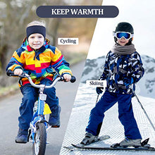 Load image into Gallery viewer, 6 Pieces Kids Fleece Ear Warmer Headband with Neck Gaiter Set Winter Ear Muff Neck Scarf for Child Cycling Skiing (Black, Gray, Dark Blue)