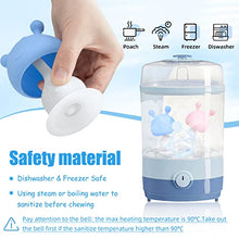 Load image into Gallery viewer, TitaCare Silicone Infant Rattling Mushroom Baby Teether Toys and 2Pcs Prevent Finger Chewing Baby Teething Toys Set, BPA Free Molar Tool (pink2)