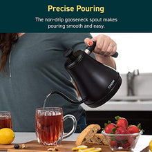 Load image into Gallery viewer, COSORI Electric Gooseneck Kettle Smart Bluetooth with Variable Temperature Control, Pour Over Coffee Kettle & Tea Kettle, 100% Stainless Steel Inner Lid & Bottom, Quick Heating, Matte Black