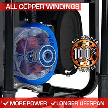 Load image into Gallery viewer, Durostar DS4400E Portable Generator, Red/Black